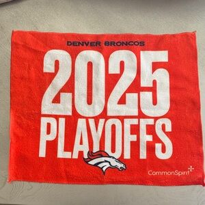 Denver Broncos 2025 Playoffs Red Towel